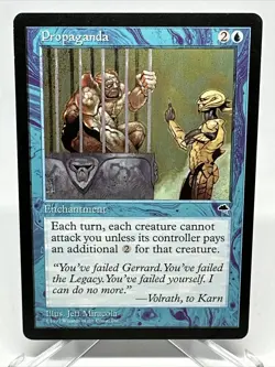 1997 Magic the Gathering MTG Propaganda Tempest NM ⚡FAST SHIPPING FREE⚡ - Image 1