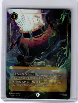 2023 Disney Lorcana-The Black Cauldron #225 Whispers in the Well-Enchanted Holo - Image 1