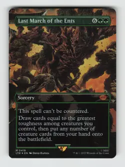 Last March of the Ents (Borderless)*Foil* LTR 418 NM - Image 1