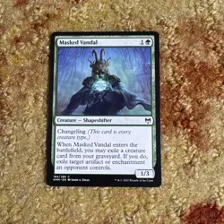 MTG Masked Vandal Kaldheim NM Magic The Gathering - Image 1