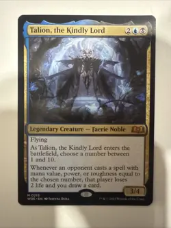 MTG 1x Talion, the Kindly Lord 215 Wilds of Eldraine Magic the Gathering x1 NM - Image 1