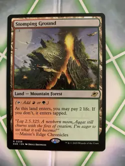 MTG Stomping Ground - Edge of Eternities EOE - 0258 Rare English NM - Image 1