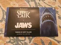 MTG Secret Lair Jaws: Terror of Amity Island Rainbow Foil Edition (Sealed) - Image 2