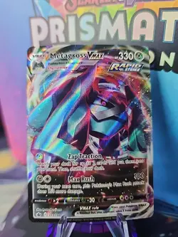 Metagross VMAX 113/198 Pokemon Card Chilling Reign Full Art Ultra Rare Holo NM - Image 1