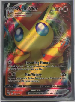 Victini VMAX 22/163 - Ultra Rare Holo SWSH Battle Styles Pokemon TCG - NM - Image 1