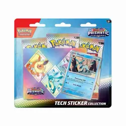 Pokemon TCG Scarlet Violet Prismatic Evolutions Tech Sticker Collection Glaceon - Image 1
