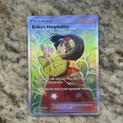 Erika's Hospitality (Full Art) 174/181 SM - 2019 Team Up Pokemon Card LP ⭐ - Image 3