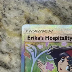 Erika's Hospitality (Full Art) 174/181 SM - 2019 Team Up Pokemon Card LP ⭐ - Image 4