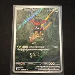Pokemon TCG Tapu Bulu Holo Illustration Rare Card 065/064 - Image 1