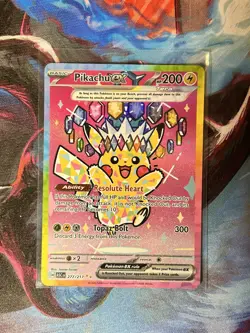 Pokemon Pikachu Ex SIR Ascended Heroes 277/217 minty fresh. No whiting. 🥹 - Image 1