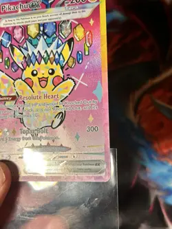 Pokemon Pikachu Ex SIR Ascended Heroes 277/217 minty fresh. No whiting. 🥹 - Image 2