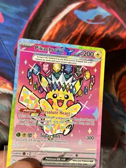 Pokemon Pikachu Ex SIR Ascended Heroes 277/217 minty fresh. No whiting. 🥹 - Image 3