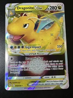 Dragonite VSTAR 050/078 Holo Pokemon GO LP - Image 1