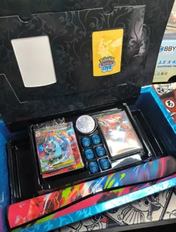 **Accessories Box & Promo Pokemon TCG Phantasmal Flames Mega Charizard EX UPC - Image 2