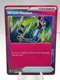 Miracle Headset 183/191 Sv08: Surging Sparks Holo Pokemon TCG - Image 1