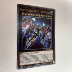 GERMAN DIVINE ARSENAL AA-ZEUS SKY THUNDER OP18-DE002 ULTIMATE RARE NM YUGIOH - Image 2