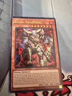 Yugioh Royal Archfiend BPRO-EN014 1st Ed Ultra Rare - Image 2