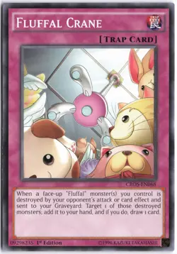 Yugioh - Fluffal Crane CROS-EN068 1st Edition - Crossed Souls - Image 1