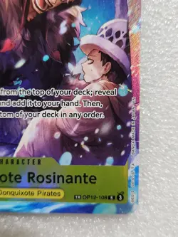 One Piece CCG Donquixote Rosinante TR Legacy of The Master OP12-108 Alt Art NM - Image 4