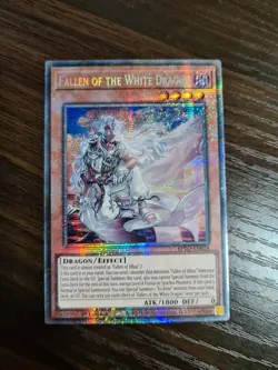 Yugioh BPRO-en024 Fallen Of The White Dragon Starlight Rare 1st edition - Image 1