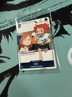 Op14 Pre Release Event Winner Girl P-096 One Piece Tcg English Sealed - Image 1