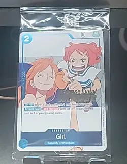Op14 Pre Release Event Winner Girl P-096 One Piece Tcg English Sealed - Image 2