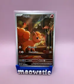 Vulpix - 138/132 Me01: Mega Evolution Holo Pokemon TCG Card Full Art - NM/M - Image 1