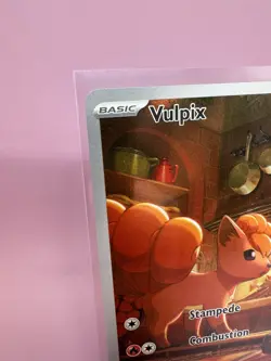 Vulpix - 138/132 Me01: Mega Evolution Holo Pokemon TCG Card Full Art - NM/M - Image 2