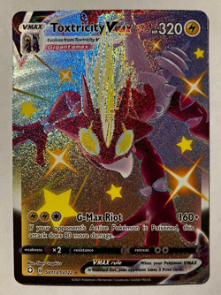 Toxtricity VMAX SV113/SV122 Shining Fates Shiny Full Art Rare Pokemon Card NM - Image 1