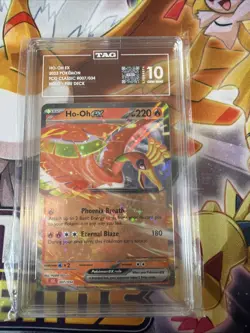 Pokemon TCG Ho-Oh EX Full Art Holo Card 07/34 Ultra Rare Gem Mint 10 - Image 1