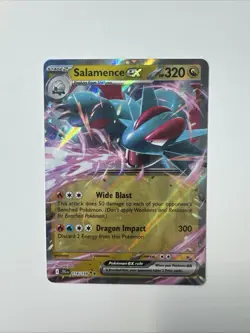 114/159 Salamence ex Double Rare Card Journey Together Pokemon TCG *New* - Image 1