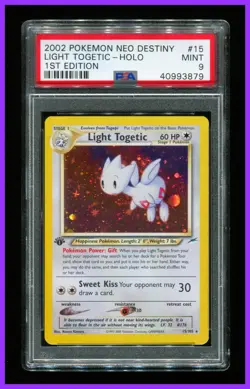 Light Togetic - 15/105 - Neo Destiny - 1st Edition Holo - PSA 9 - Pokemon Card - Image 1
