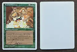 SIGNED MtG Magic Kaja Foglio Artist Proof _ Chronicles _ Rabid Wombat _ 1/100! - Image 1
