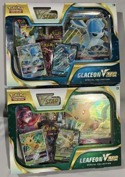 Pokemon Eeveelution VSTAR Special Collection Set Glaceon Leafeon - Sealed - Image 1