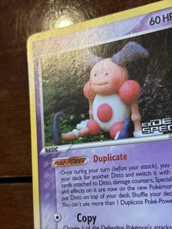 Pokemon Ex Delta Species Ditto Stamped 38/113 Reverse Holo LP - Image 4