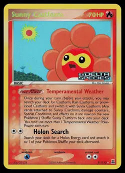 Pokemon Card - Sunny Castform Delta Species 31/113 Rare Reverse Holo Stamped - Image 1