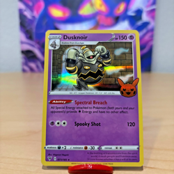 Pokemon Card TCG Dusknoir 071/185 Trick Or Trade 2023 Holo Rare Stamped NM - Image 1