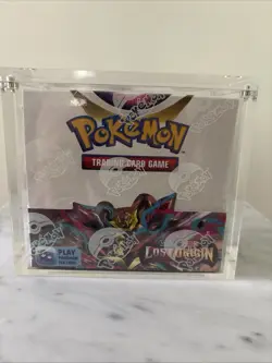 Pokemon Sword & Shield Lost Origin Booster Box Factory Sealed & Acrylic Case - Image 1