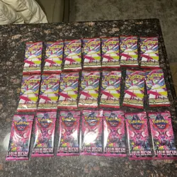 Lot Of 21 Pokemon Packs Korean Sealed USA Seller Mega Symphonia Plus More - Image 1