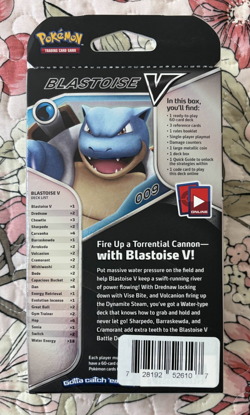 Blastoise V Battle Theme Deck Pokemon TCG Sealed - Image 2