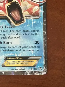 Gyarados EX XY106 Pokemon TCG Black Star Promo Holo Near Mint Condition NM - Image 4