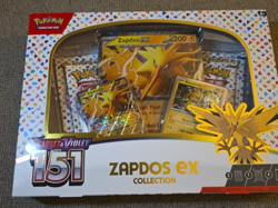 Pokemon TCG Scarlet & Violet 151 Zapdos EX Collection Box Sealed NEW - Image 1
