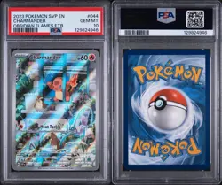 2023 POKEMON SVP EN-SV BLACK STAR PROMO #044 CHARMANDER PSA 10 - Image 3