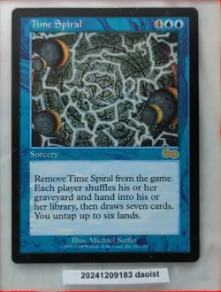 MTG Time Spiral Urza's Saga Rare Magic The Gathering LP - Image 1