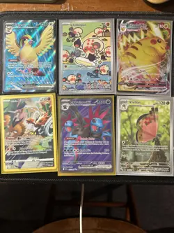 Pokemon TCG Card Lot of 6 Cards Illustration Rare EX V Lot IR - Image 1