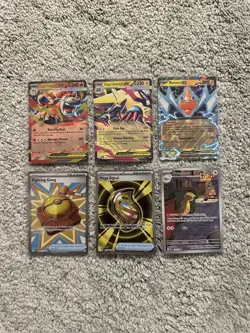 Pokemon Mega Evolution Phantasmal Flames Lot Of 6 Ex / IR / Full Art Cards NM - Image 1