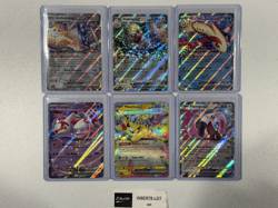 LOT OF 6 POKEMON CARDS SURFING SPARKS PIKACHU EX 57/191 SLAKING LATIAS FLAMINGO - Image 1
