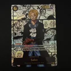 OP13-120 Sabo SEC Manga Rare (Super Alternate Art) One Piece Card Game English - Image 1