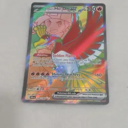 Pokemon TCG Ethan's Ho-Oh EX 209/182 S&V Destined Rivals Ultra Rare Holo Card - Image 2
