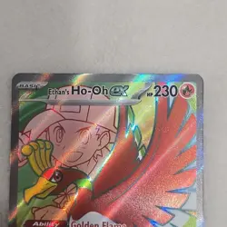 Pokemon TCG Ethan's Ho-Oh EX 209/182 S&V Destined Rivals Ultra Rare Holo Card - Image 3